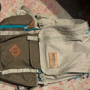 JanSport hatchet daypack in Bozeman brown